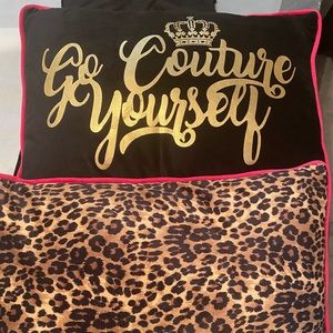 Juicy Couture Cheetah Pillows
